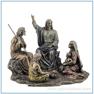 Life Size Antitique Bronze Religious Jesus Sculpture